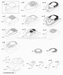 Blower HousingShrouds Diagram and Parts List for  Briggs and Stratton Engine